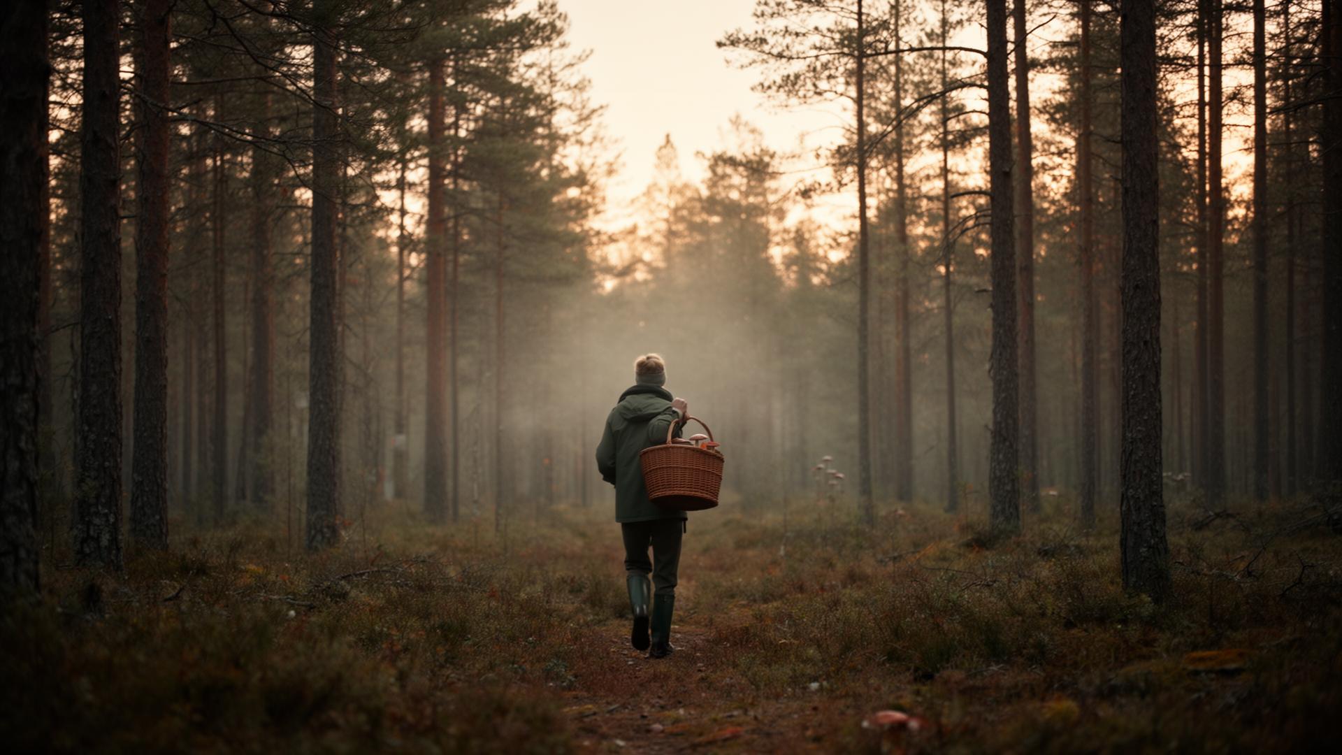 Plockare i svensk skog